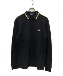 FRED PERRY（フレッドペリー）の古着「L/Sポロシャツ」｜ブラック