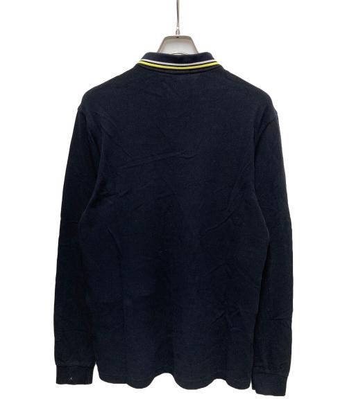 FRED PERRY（フレッドペリー）FRED PERRY (フレッドペリー) L/Sポロシャツ ブラック サイズ:SIZE Mの古着・服飾アイテム