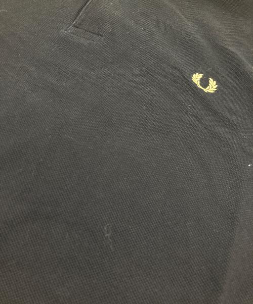 FRED PERRY（フレッドペリー）FRED PERRY (フレッドペリー) L/Sポロシャツ ブラック サイズ:SIZE Mの古着・服飾アイテム
