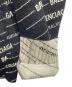 中古・古着 BALENCIAGA (バレンシアガ) ジャガードロゴニット/Jacquard logo knit ブラック サイズ:S：30000円