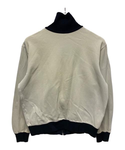 adidas（アディダス）adidas (アディダス) 70sトラックジャケット ベージュ×ブラック サイズ:XLの古着・服飾アイテム