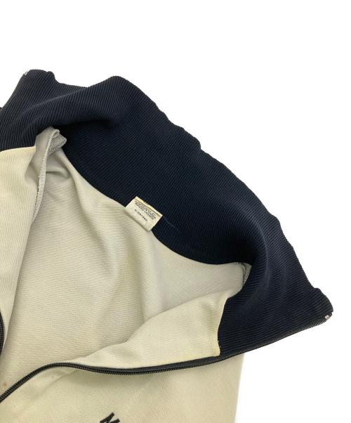 adidas（アディダス）adidas (アディダス) 70sトラックジャケット ベージュ×ブラック サイズ:XLの古着・服飾アイテム