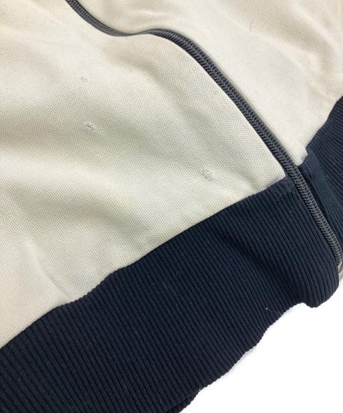 adidas（アディダス）adidas (アディダス) 70sトラックジャケット ベージュ×ブラック サイズ:XLの古着・服飾アイテム