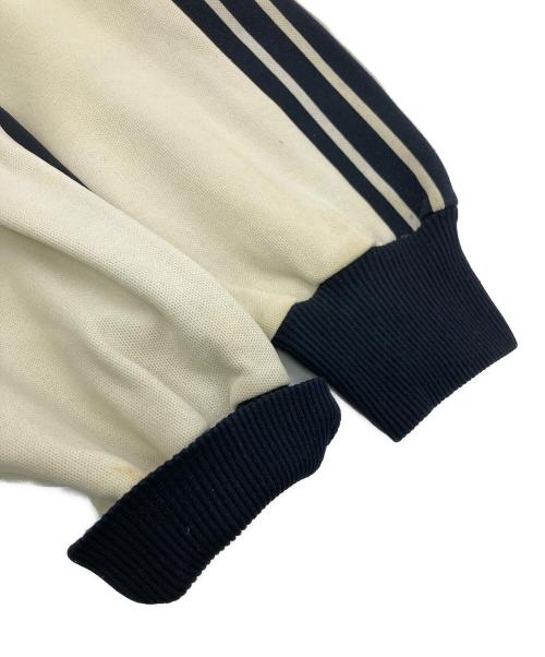 adidas（アディダス）adidas (アディダス) 70sトラックジャケット ベージュ×ブラック サイズ:XLの古着・服飾アイテム