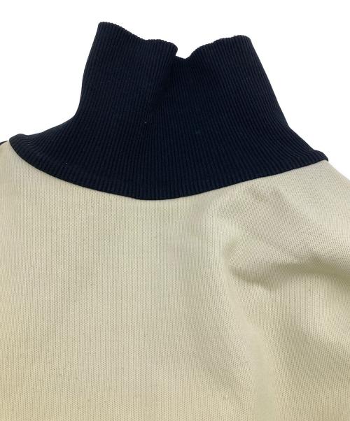 adidas（アディダス）adidas (アディダス) 70sトラックジャケット ベージュ×ブラック サイズ:XLの古着・服飾アイテム