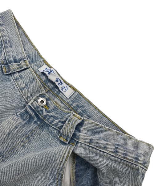 POLAR（ポーラー）POLAR (ポーラー) BIGBOY バギーデニムパンツ インディゴ サイズ:Lの古着・服飾アイテム
