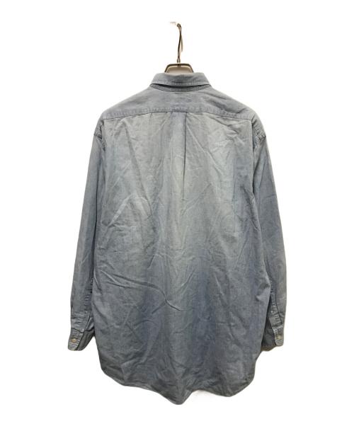 POLO RALPH LAUREN（ポロ・ラルフローレン）POLO RALPH LAUREN (ポロ・ラルフローレン) The Big Shirt シャンブレーシャツ スカイブルー サイズ:Mの古着・服飾アイテム