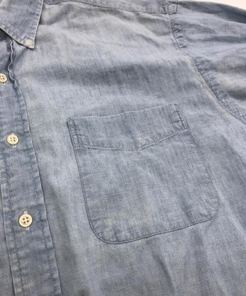 POLO RALPH LAUREN（ポロ・ラルフローレン）POLO RALPH LAUREN (ポロ・ラルフローレン) The Big Shirt シャンブレーシャツ スカイブルー サイズ:Mの古着・服飾アイテム