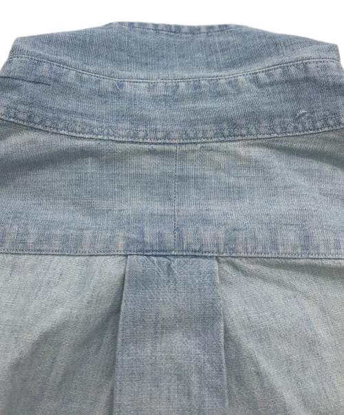 POLO RALPH LAUREN（ポロ・ラルフローレン）POLO RALPH LAUREN (ポロ・ラルフローレン) The Big Shirt シャンブレーシャツ スカイブルー サイズ:Mの古着・服飾アイテム
