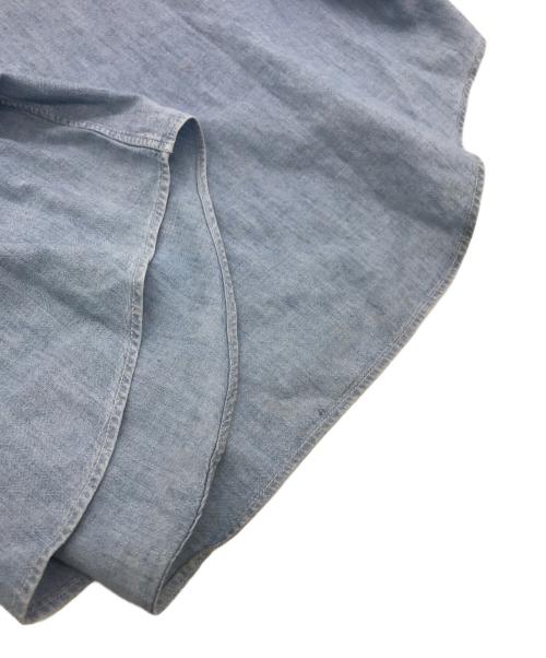 POLO RALPH LAUREN（ポロ・ラルフローレン）POLO RALPH LAUREN (ポロ・ラルフローレン) The Big Shirt シャンブレーシャツ スカイブルー サイズ:Mの古着・服飾アイテム