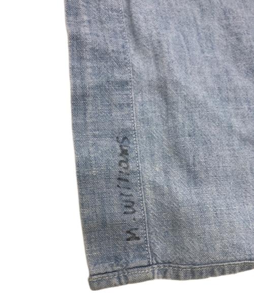 POLO RALPH LAUREN（ポロ・ラルフローレン）POLO RALPH LAUREN (ポロ・ラルフローレン) The Big Shirt シャンブレーシャツ スカイブルー サイズ:Mの古着・服飾アイテム