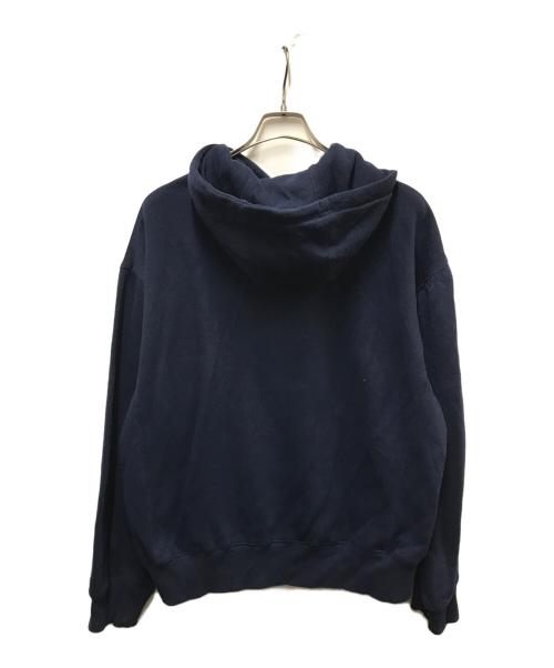 RUSSELL ATHLETIC（ラッセルアスレチック）RUSSELL ATHLETIC (ラッセルアスレチック) ロゴ刺繍ジップパーカー ネイビー サイズ:Mの古着・服飾アイテム