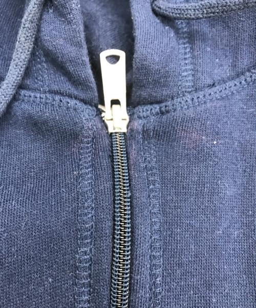 RUSSELL ATHLETIC（ラッセルアスレチック）RUSSELL ATHLETIC (ラッセルアスレチック) ロゴ刺繍ジップパーカー ネイビー サイズ:Mの古着・服飾アイテム