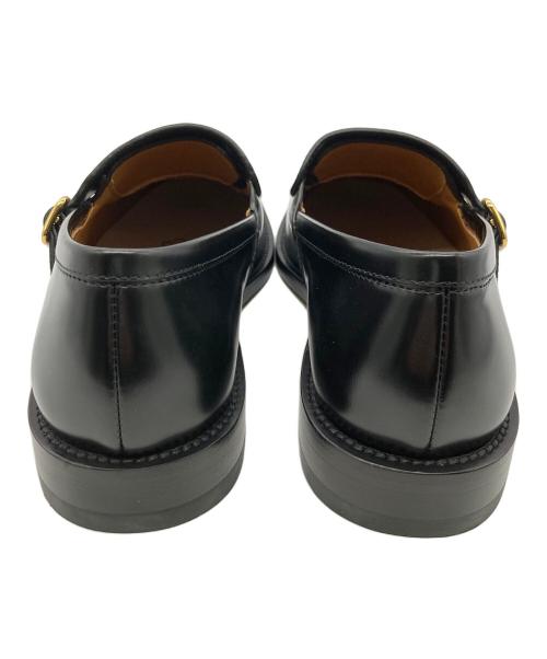 MARNI（マルニ）MARNI (マルニ) ダブルバックルローファー ブラック サイズ:	SIZE 38　（24cm）の古着・服飾アイテム
