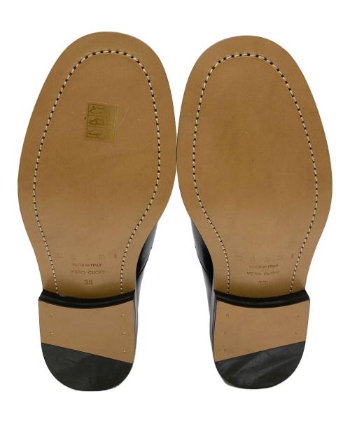 MARNI（マルニ）MARNI (マルニ) ダブルバックルローファー ブラック サイズ:	SIZE 38　（24cm）の古着・服飾アイテム