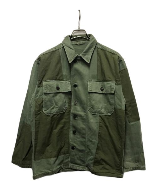 USED（ユーズド）USED (ユーズド) パッチリメイクM-43ミリタリージャケット カーキ サイズ:-の古着・服飾アイテム