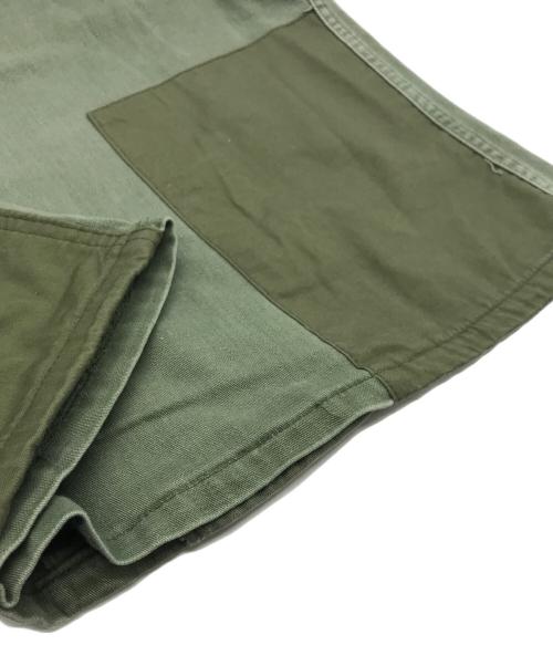 USED（ユーズド）USED (ユーズド) パッチリメイクM-43ミリタリージャケット カーキ サイズ:-の古着・服飾アイテム