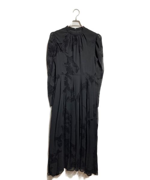 Ameri（アメリ）AMERI (アメリ) UND CALLA FLOCKY DRESS ブラック サイズ:Sの古着・服飾アイテム