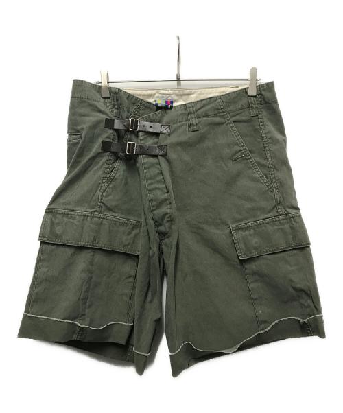 FACETASM（ファセッタズム）FACETASM (ファセッタズム) グルカハーフパンツ オリーブ サイズ:Lの古着・服飾アイテム