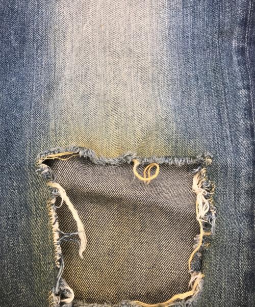 Hysteric Glamour（ヒステリックグラマー）Hysteric Glamour (ヒステリックグラマー) ダメージデニムパンツ インディゴ サイズ:27の古着・服飾アイテム