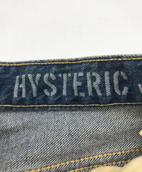 Hysteric Glamour（ヒステリックグラマー）Hysteric Glamour (ヒステリックグラマー) ダメージデニムパンツ インディゴ サイズ:27の古着・服飾アイテム