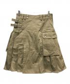 Dickies×SLYディッキーズ×スライ）の古着「L/W PLEATS スカート」｜ベージュ