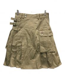 Dickies×SLY（ディッキーズ×スライ）の古着「L/W PLEATS スカート」｜ベージュ