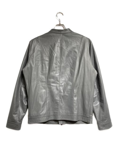 Es Tes（エステス）Es Tes (エステス) ラムレザージャケット/Lamb Leather Jacket グレー サイズ:48の古着・服飾アイテム