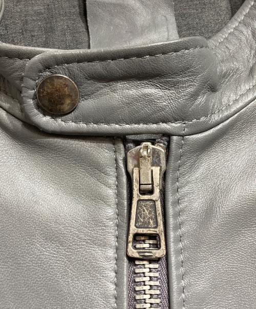 Es Tes（エステス）Es Tes (エステス) ラムレザージャケット/Lamb Leather Jacket グレー サイズ:48の古着・服飾アイテム