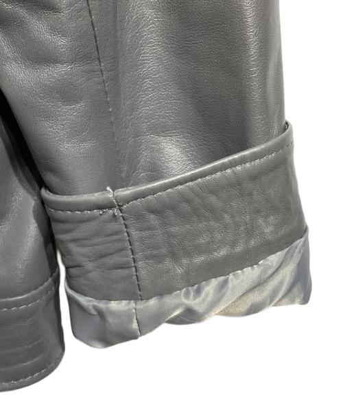 Es Tes（エステス）Es Tes (エステス) ラムレザージャケット/Lamb Leather Jacket グレー サイズ:48の古着・服飾アイテム