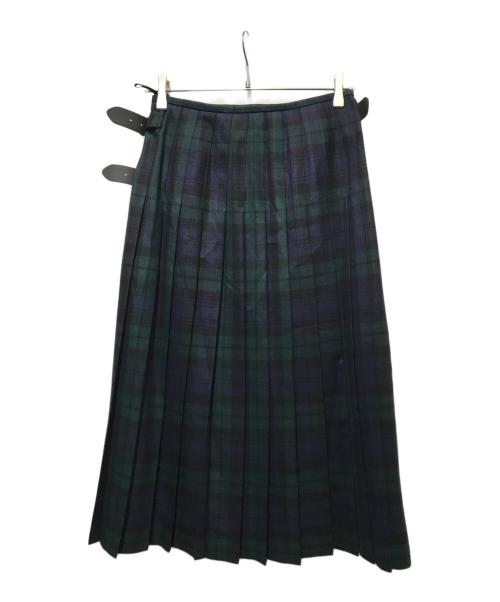 O'NEIL OF DUBLIN（オニールオブダブリン）O'NEIL OF DUBLIN (オニールオブダブリン) ラップスカート グリーン サイズ:42の古着・服飾アイテム
