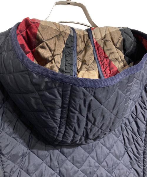 BLUE LABEL CRESTBRIDGE（ブルーレーベルクレストブリッジ）BLUE LABEL CRESTBRIDGE (ブルーレーベルクレストブリッジ) キルティングコート/quilted coat ネイビー サイズ:40の古着・服飾アイテム