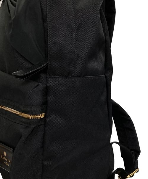 LANVIN en Bleu（ランバンオンブルー）LANVIN en Bleu (ランバンオンブルー) トロカデロ リボンモチーフ リュック ブラックの古着・服飾アイテム