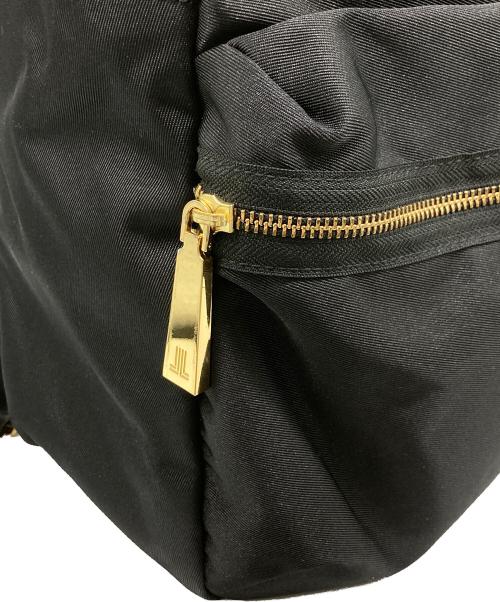 LANVIN en Bleu（ランバンオンブルー）LANVIN en Bleu (ランバンオンブルー) トロカデロ リボンモチーフ リュック ブラックの古着・服飾アイテム
