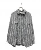 WTAPSダブルタップス）の古着「WCPO 02 / LS / CTPL. DOBBY. TEXTILE」｜グレー