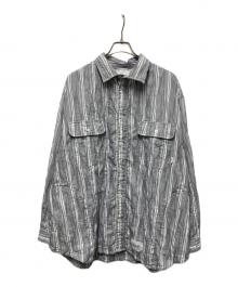 WTAPS（ダブルタップス）の古着「WCPO 02 / LS / CTPL. DOBBY. TEXTILE」｜グレー