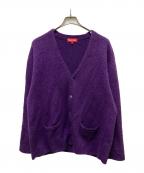 SUPREMEシュプリーム）の古着「Brushed Mohair Cardigan」｜パープル