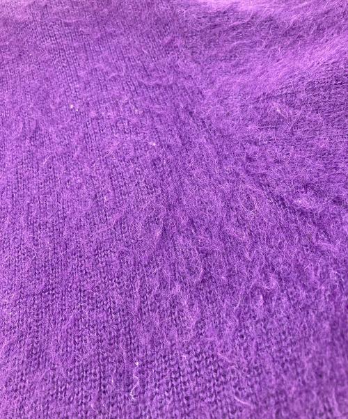 SUPREME（シュプリーム）Supreme (シュプリーム) Brushed Mohair Cardigan パープル サイズ:	SIZE Lの古着・服飾アイテム
