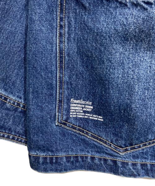 FreshService（フレッシュサービス）FreshService (フレッシュサービス) CORPORATE DENIM ENGINEER JACKET/デニムエンジニアジャケット インディゴ サイズ:Sの古着・服飾アイテム
