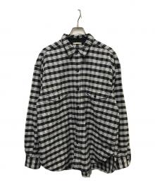 nanamica（ナナミカ）の古着「Cotton Nep Deck Shirt」｜ブラック