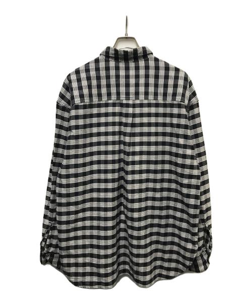 nanamica（ナナミカ）nanamica (ナナミカ) Cotton Nep Deck Shirt ブラック サイズ:Lの古着・服飾アイテム