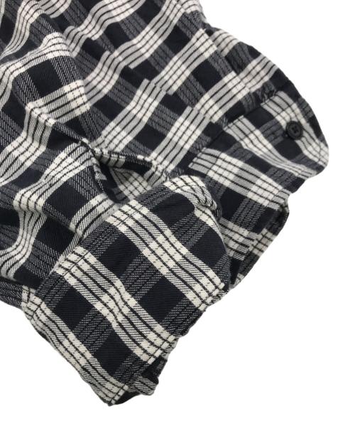 nanamica（ナナミカ）nanamica (ナナミカ) Cotton Nep Deck Shirt ブラック サイズ:Lの古着・服飾アイテム