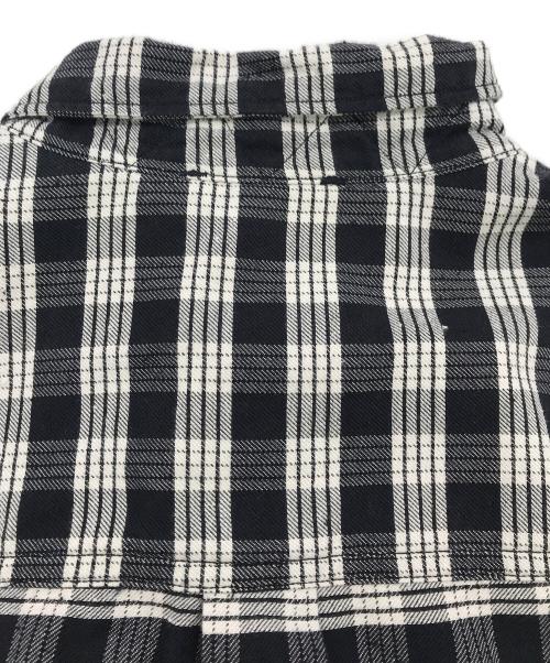 nanamica（ナナミカ）nanamica (ナナミカ) Cotton Nep Deck Shirt ブラック サイズ:Lの古着・服飾アイテム