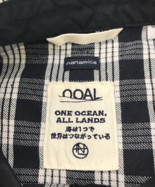 nanamica（ナナミカ）nanamica (ナナミカ) Cotton Nep Deck Shirt ブラック サイズ:Lの古着・服飾アイテム