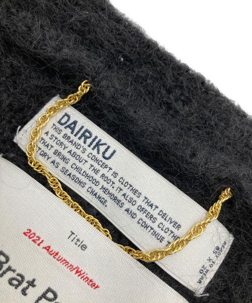 DAIRIKU（ダイリク）DAIRIKU (ダイリク) Molly Mohair Knit Cardigan ブラック サイズ:Ｆｒｅｅの古着・服飾アイテム