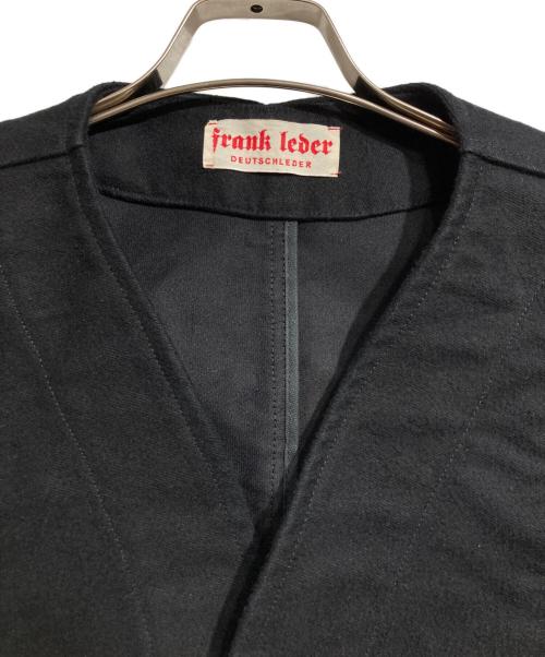 FRANK LEDER（フランクリーダー）FRANK LEDER (フランクリーダー) DEUTSCHLEDER GILET/ジャーマンレザージレ ブラック サイズ:-の古着・服飾アイテム