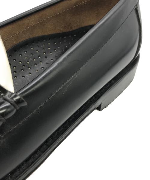 G.H.BASS（ジーエイチバス）G.H.BASS (ジーエイチバス) コインローファー ホワイト×ブラック サイズ:	SIZE 42 (26.5-27cm)の古着・服飾アイテム
