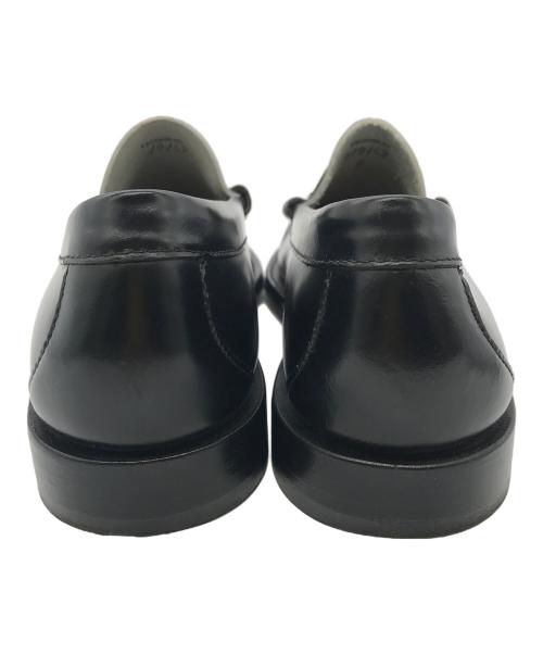 G.H.BASS（ジーエイチバス）G.H.BASS (ジーエイチバス) コインローファー ホワイト×ブラック サイズ:	SIZE 42 (26.5-27cm)の古着・服飾アイテム