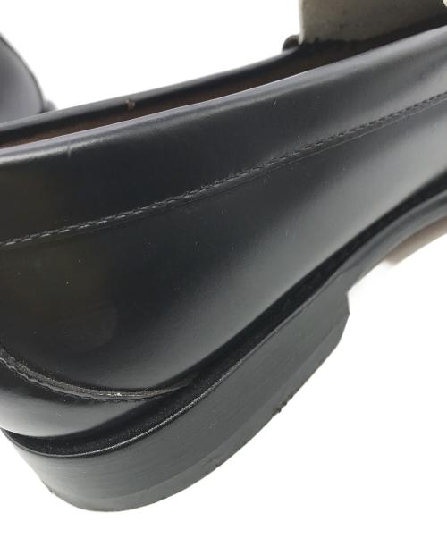 G.H.BASS（ジーエイチバス）G.H.BASS (ジーエイチバス) コインローファー ホワイト×ブラック サイズ:	SIZE 42 (26.5-27cm)の古着・服飾アイテム