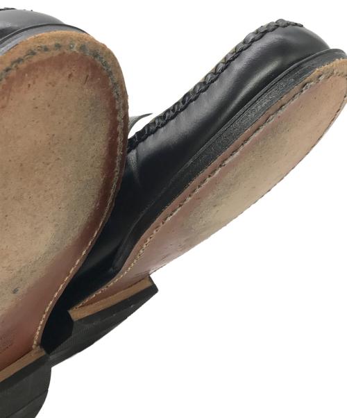 G.H.BASS（ジーエイチバス）G.H.BASS (ジーエイチバス) コインローファー ホワイト×ブラック サイズ:	SIZE 42 (26.5-27cm)の古着・服飾アイテム